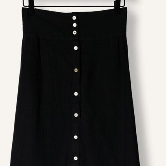 Marcy Allan Black Maxi Skirt Size S - Picture 7 of 8